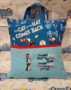 The Cat In The Hat Reading Pillow