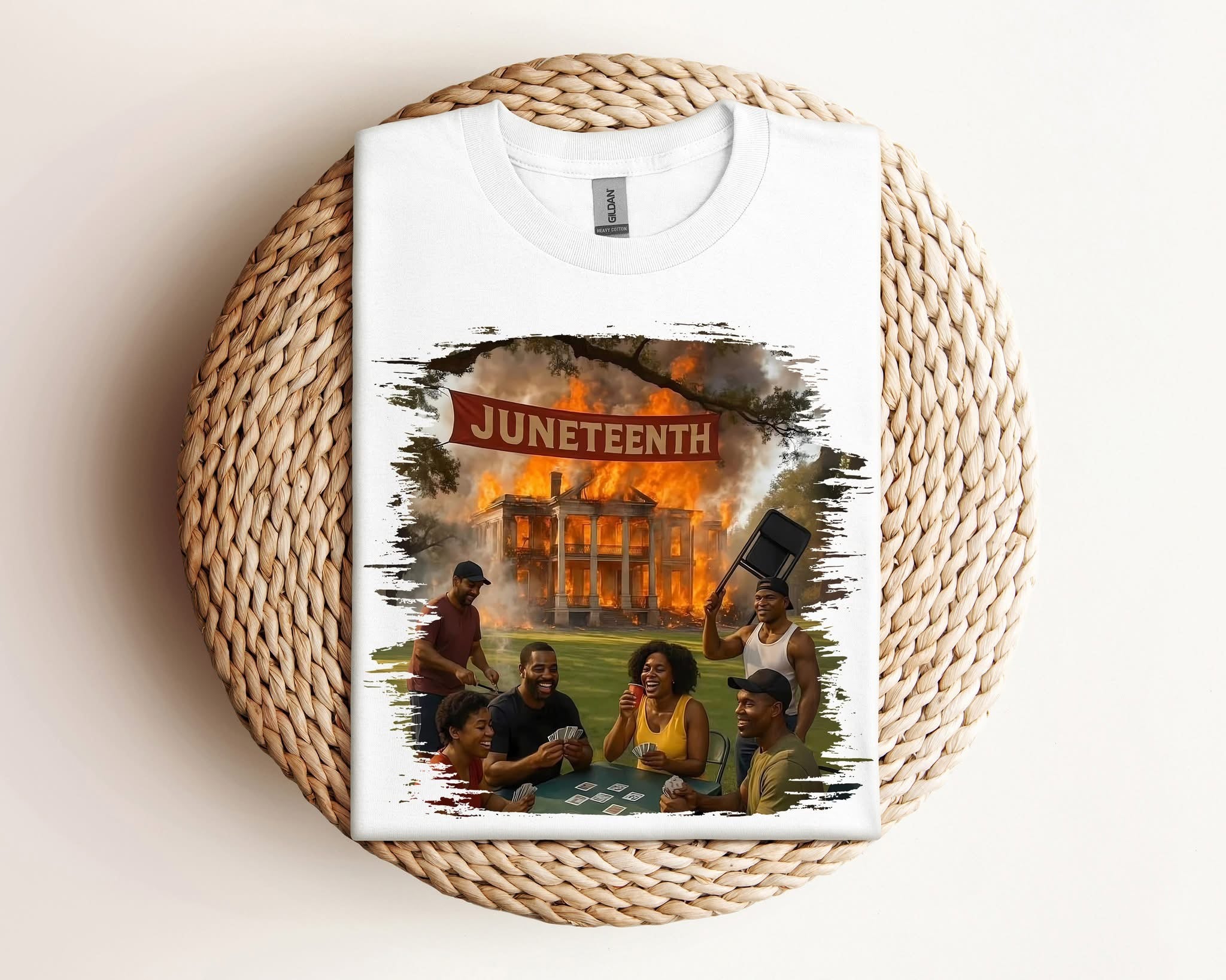 Let That MF Burn Juneteenth Tee