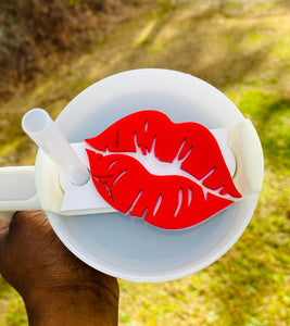 Lover Lips Cup Topper