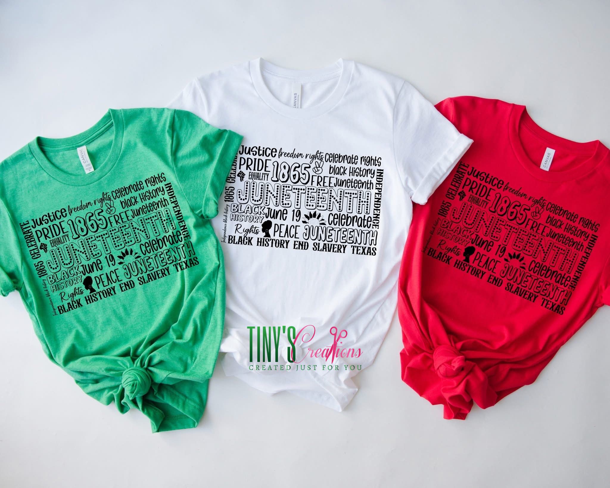 Juneteenth WordArt Tee