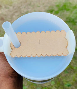 Blank Cup Toppers