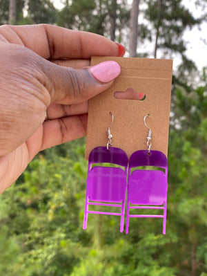 Folding Chair Earrings