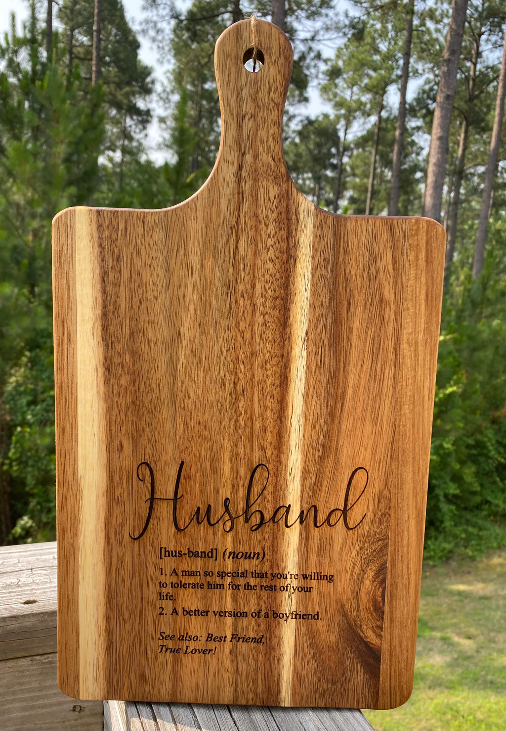 Husband Cutting Board