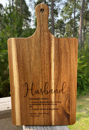 Husband Cutting Board