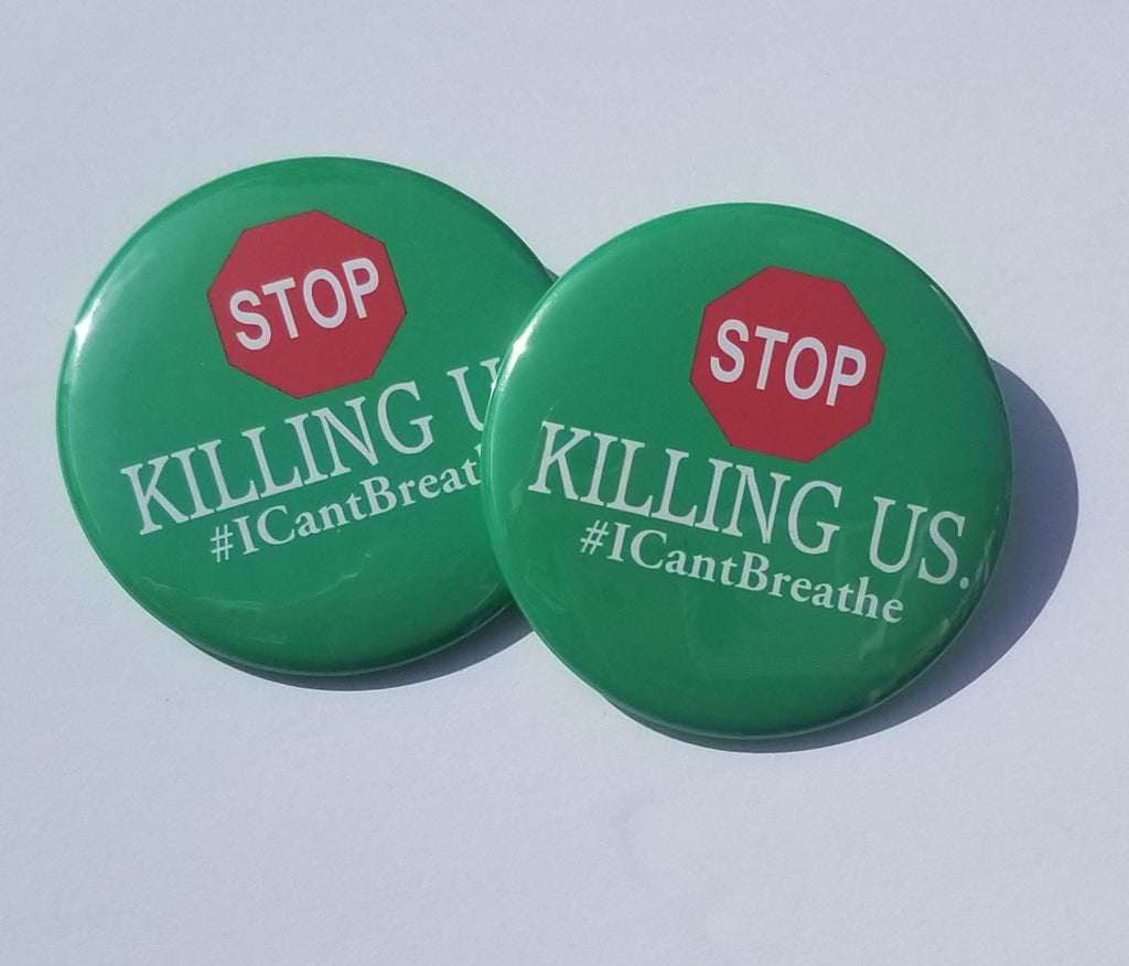 Stop Killing Us Pinback Button-African American-Black Lives Matter-Justice-For The Culture