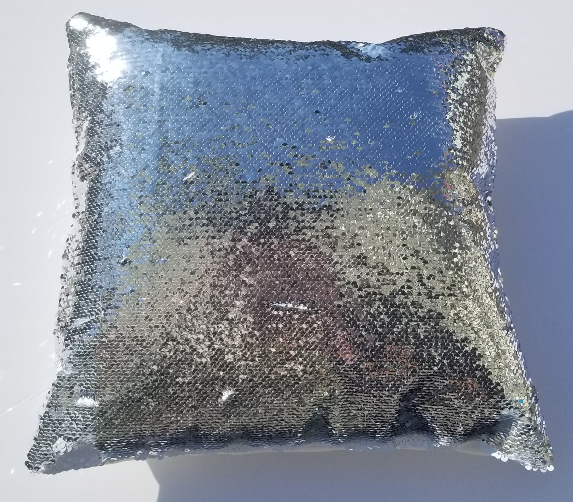 Personalized Sequin Pillow-Custom Pillow-Photo Pillow