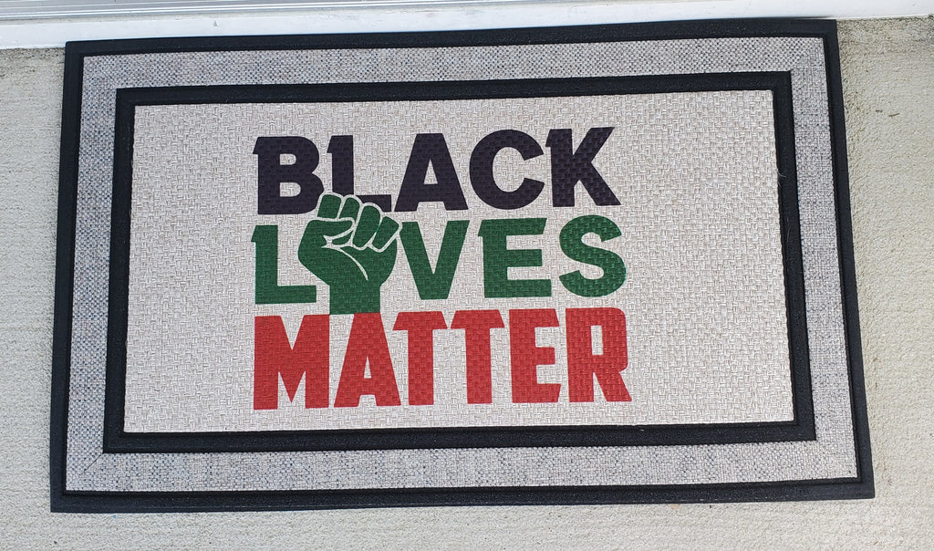 Black Lives Matter Door Mat