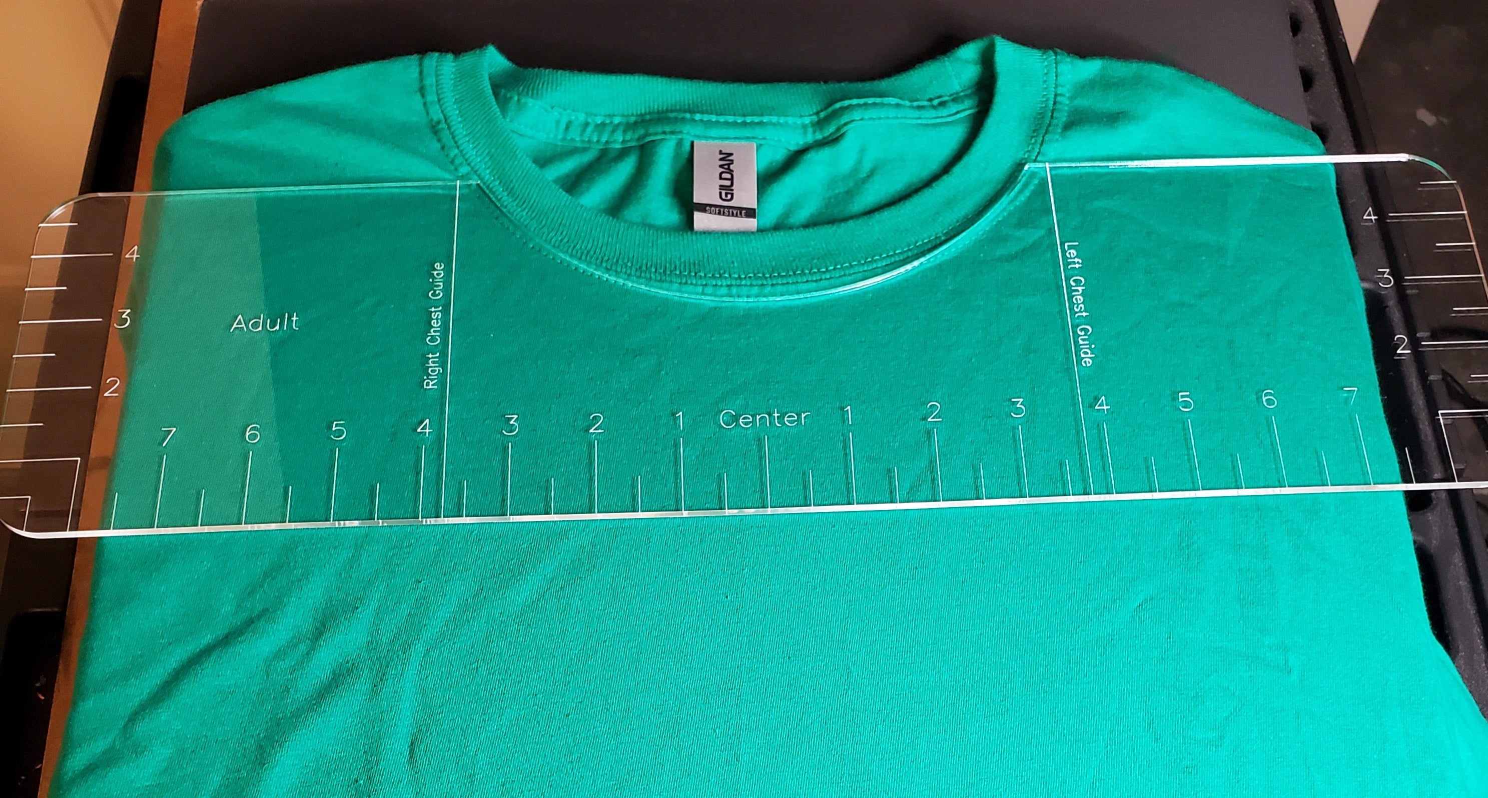 T-shirt Alignment Ruler