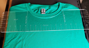 T-shirt Alignment Ruler