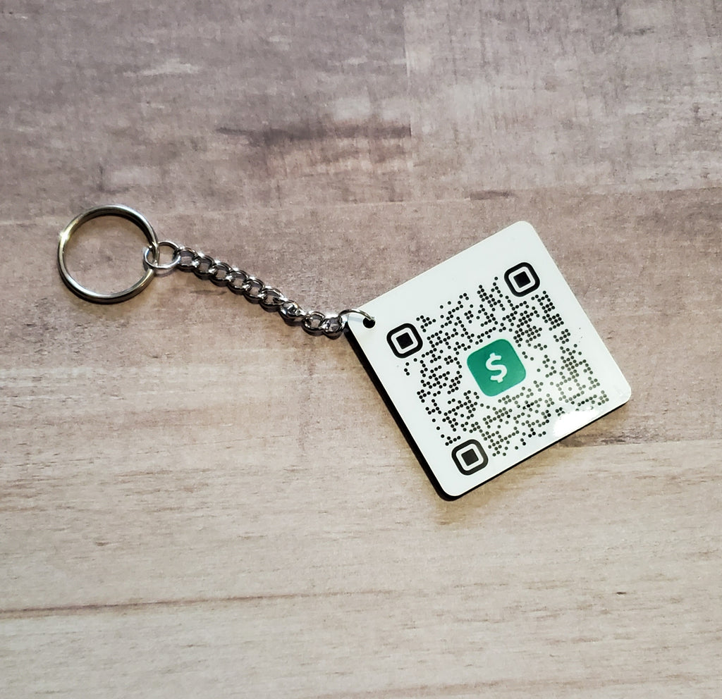 QR Scan Code Keychain