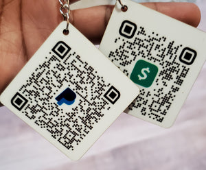 QR Scan Code Keychain