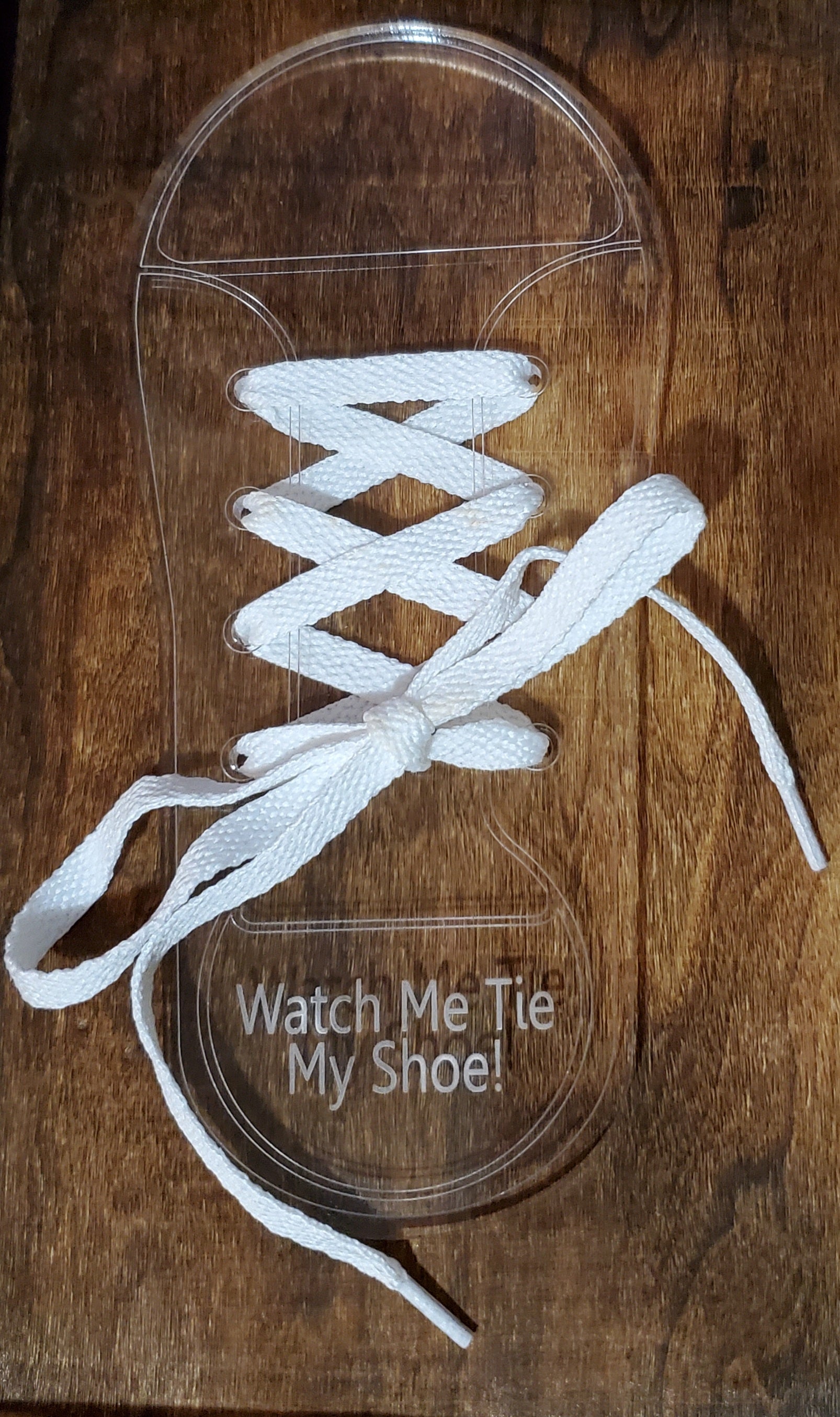 Watch Me Tie My Shoe