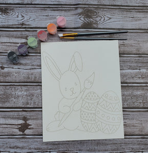 Easter Bunny Paint Canvas