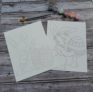 Easter Bunny Paint Canvas
