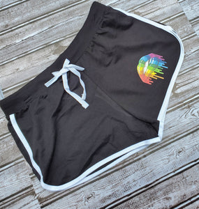 Pride Dripping Lips Booty Shorts
