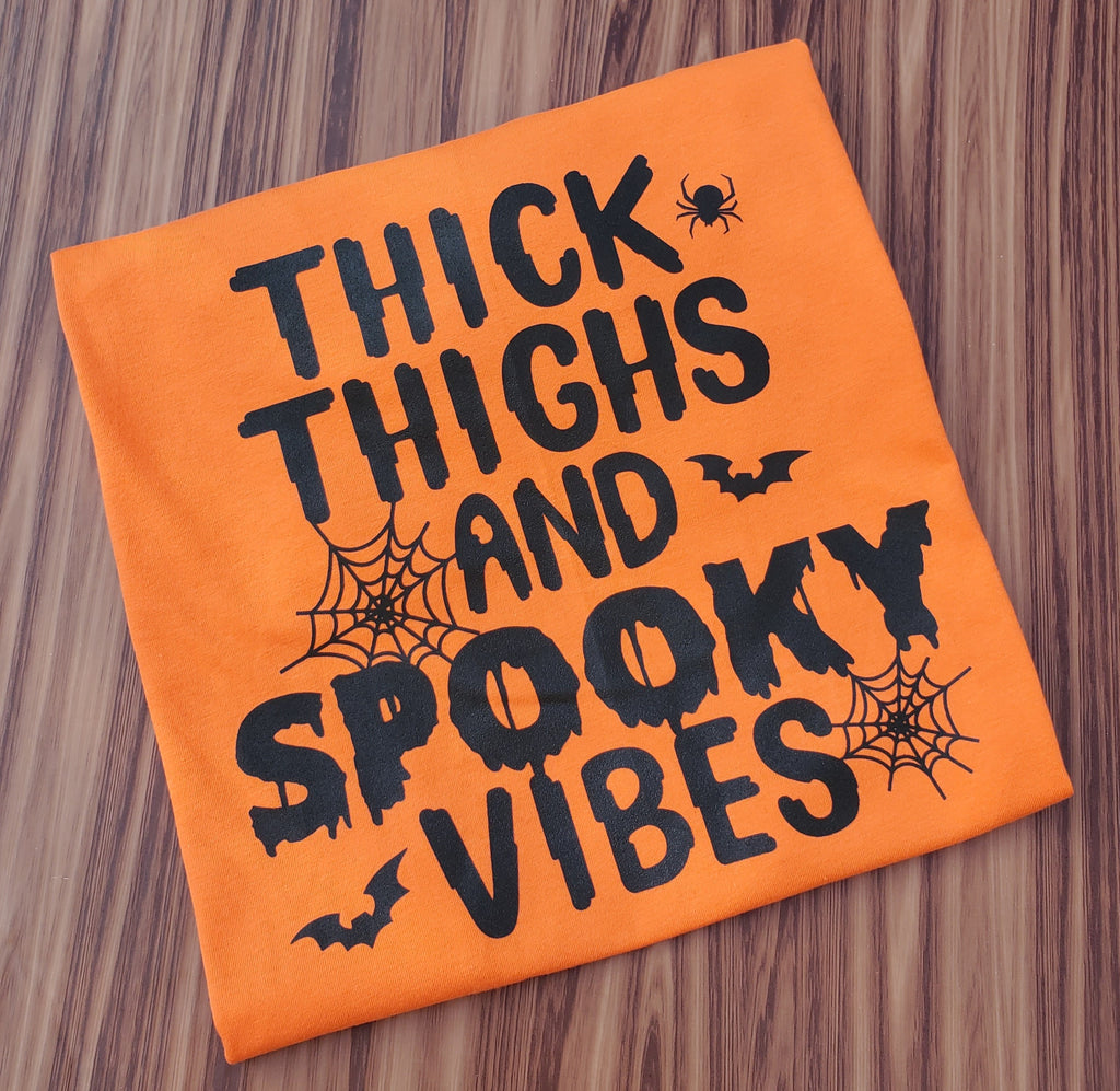 Thick Thighs And Spooky Vibes Tee