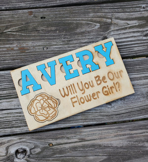Will You Be Our Flower Girl Name Puzzle