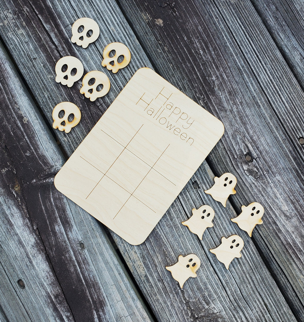 Halloween Tic Tac Toe Board