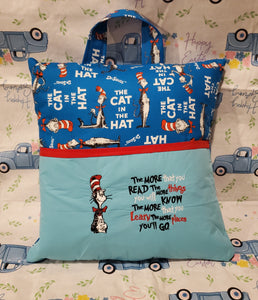 The Cat In The Hat Reading Pillow