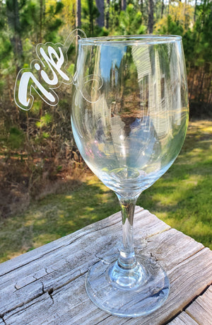 Personalized Wine Glass Tag