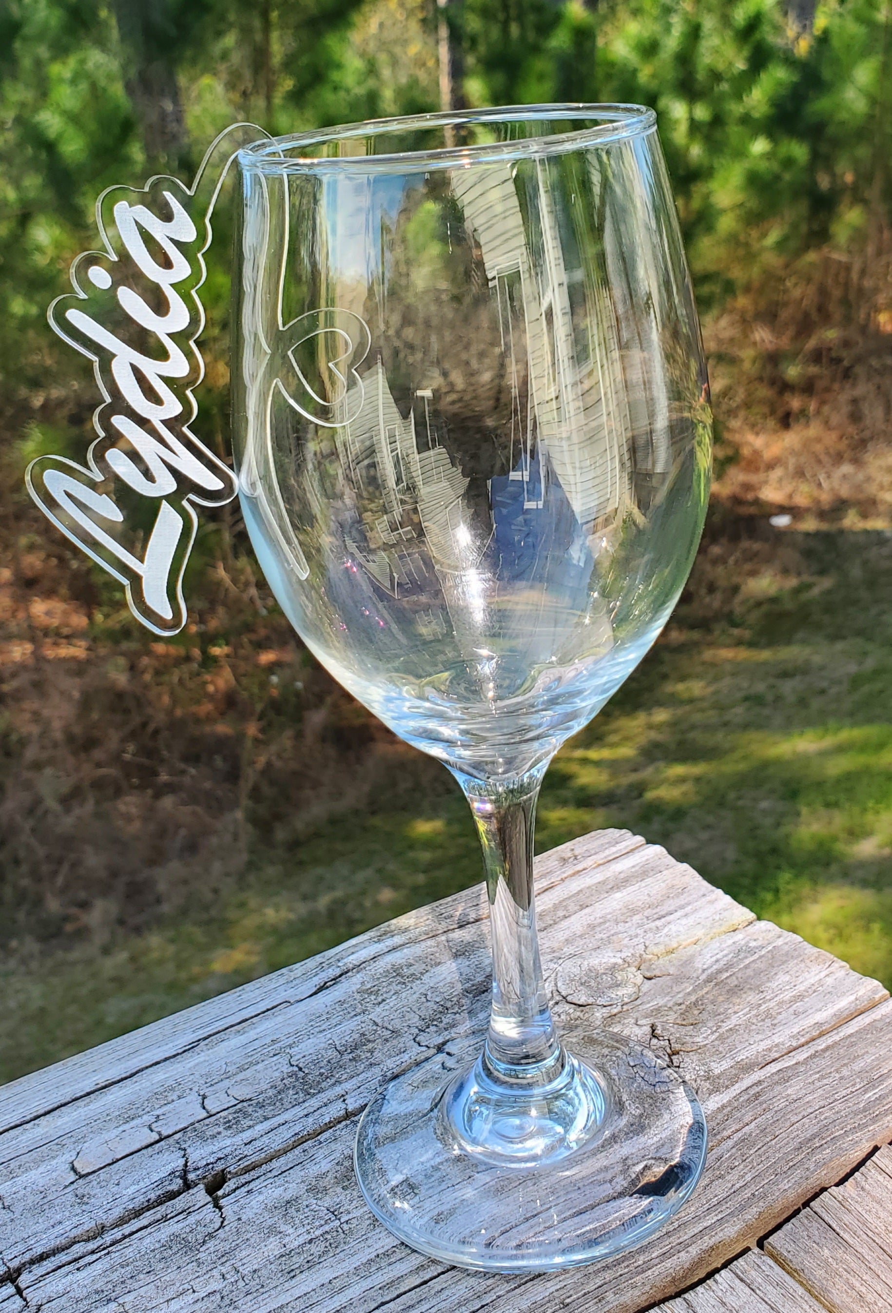 Personalized Wine Glass Tag