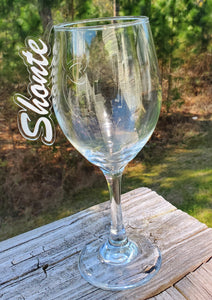 Personalized Wine Glass Tag