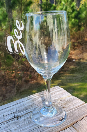 Personalized Wine Glass Tag