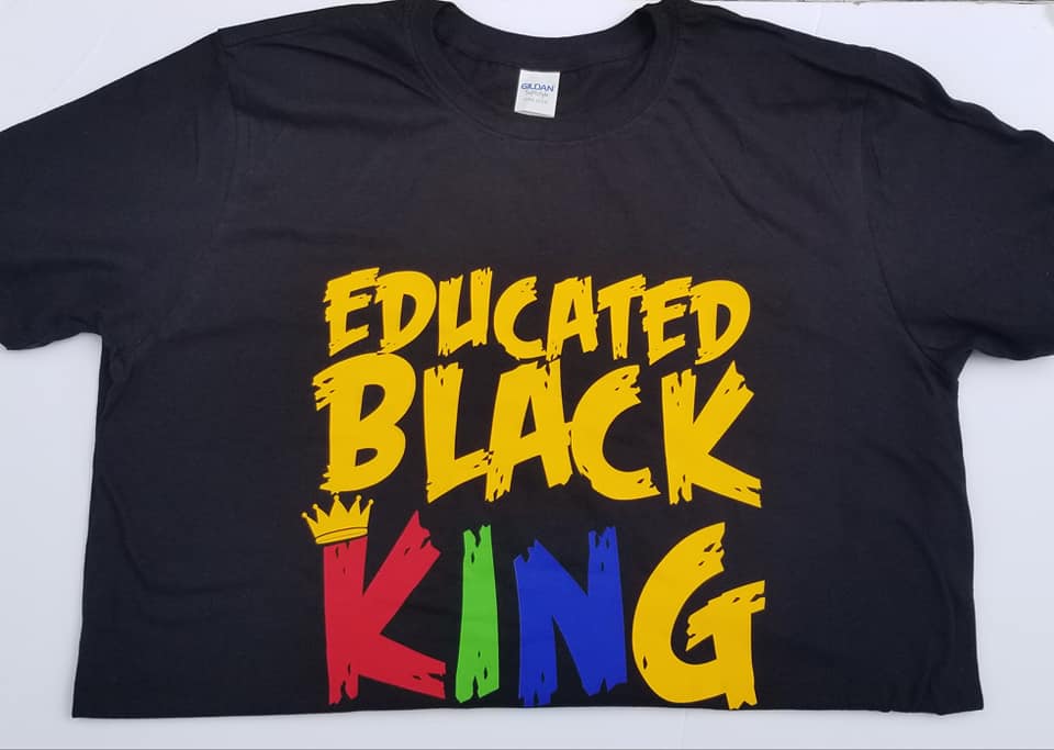 Black King-Educated Black King-Educated Black King Tee-For The Culture-Black Boy Joy-Black Boy Magic