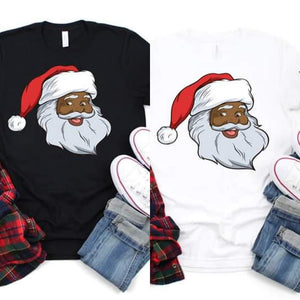 Black Santa Tee-Youth