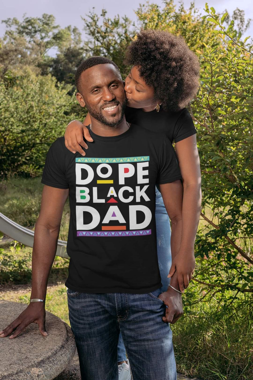Dope Black Dad Tee